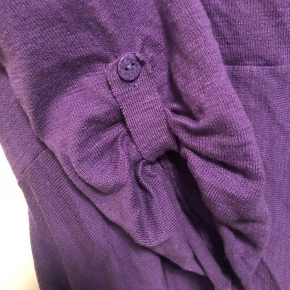 Willi Smith Women's Small Cardigan Sweater Purple - Picture 5 of 8